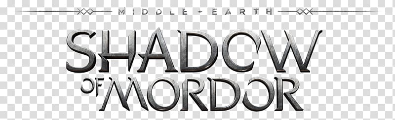 Middle-earth: Shadow of Mordor Middle-earth: Shadow of War Logo Font, EXO Power The War Logo transparent background PNG clipart