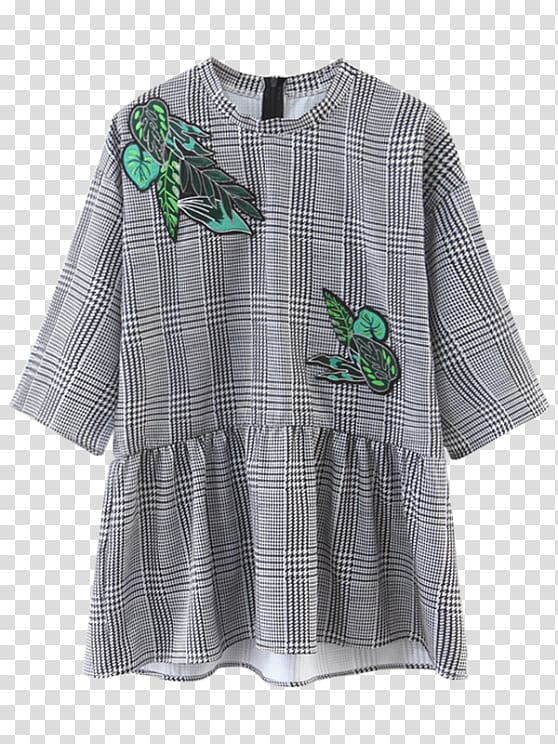 Blouse T-shirt Collar Dress, baggy sweater dresses transparent background PNG clipart
