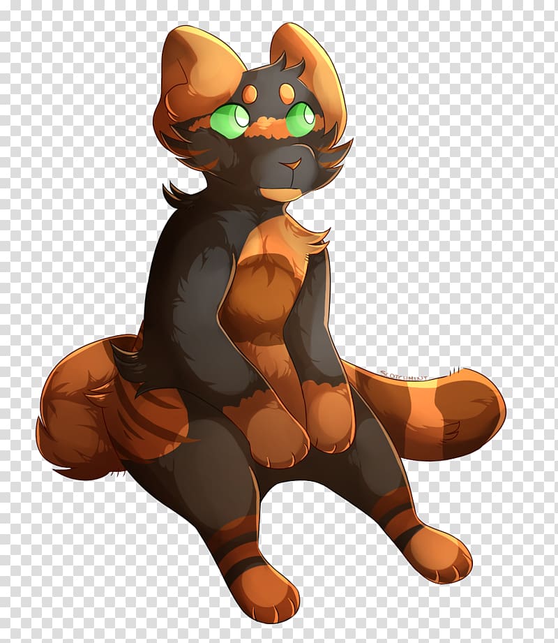 Big cat Character Cartoon Tail, cat transparent background PNG clipart