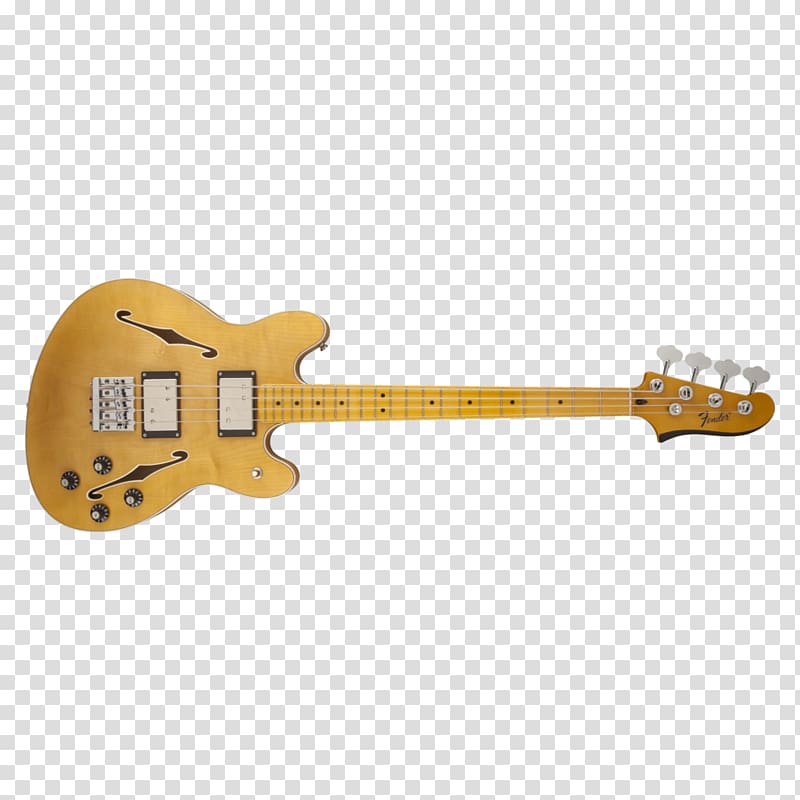 Bass guitar Fender Starcaster Fender Musical Instruments Corporation Double bass, amplifier bass volume transparent background PNG clipart