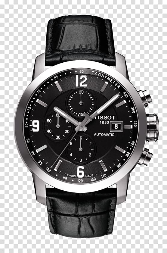 Tissot PRC 200 Chronograph Watch Tissot Men\'s PRS 516, watch transparent background PNG clipart