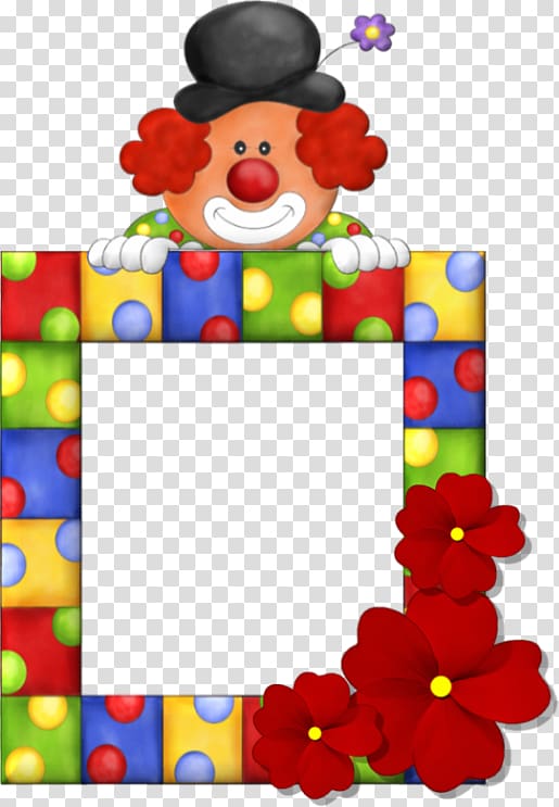 Clown Frames Circus , clown transparent background PNG clipart