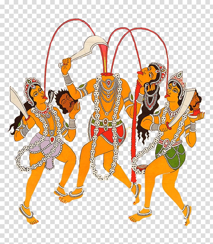 Chhinnamasta Mahavidya Cartoon Goddess, Goddess transparent background PNG clipart
