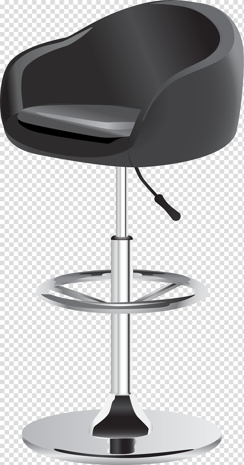 Bar stool Chair Table Furniture, hand-painted seat transparent background PNG clipart