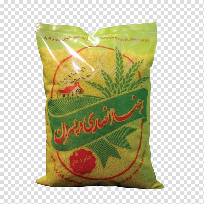 Packaging and labeling Kamfirouzi Rice Iran Plastic, persian transparent background PNG clipart