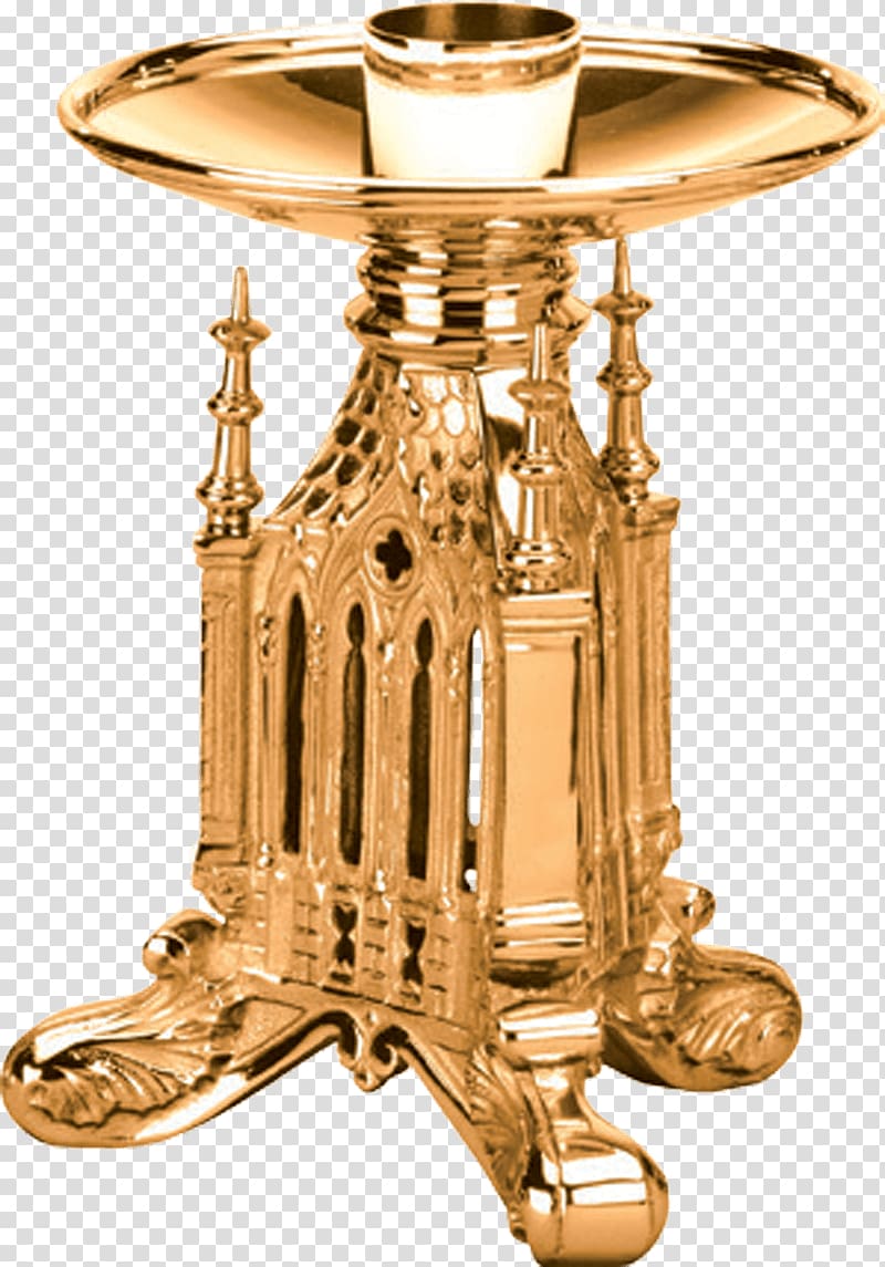 Altar candlestick Table Altar candlestick Brass, table transparent background PNG clipart