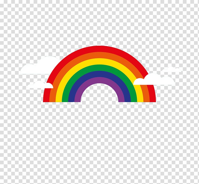semi-circular rainbow transparent background PNG clipart