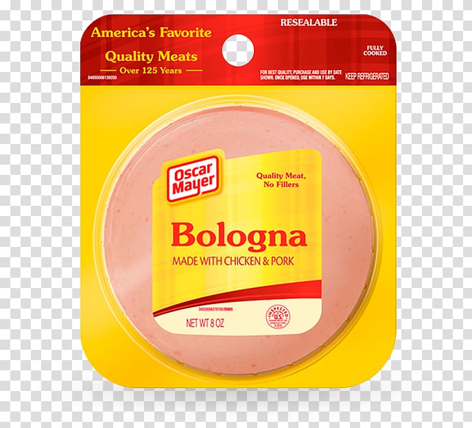 Oscar Mayer Bologna Oscar Mayer Beef Bologna Delicatessen Bologna sausage, bolona transparent background PNG clipart