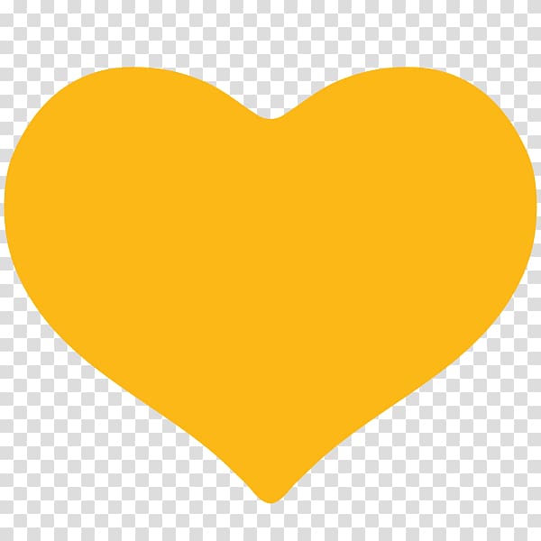 Heart Yellow Emoji , gold heart transparent background PNG clipart