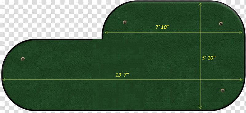 Putter Roll-off Lawn Bentgrass Rectangle, Golf putt transparent background PNG clipart