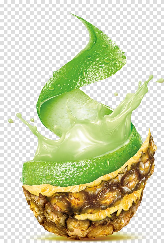 Juice Soy milk Fanta Pineapple Suco de soja, pineapple transparent background PNG clipart