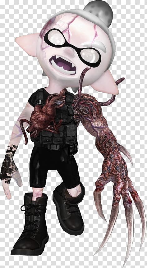 Splatoon 2 G-Virus Resident Evil Mutant, tyrant transparent background PNG clipart