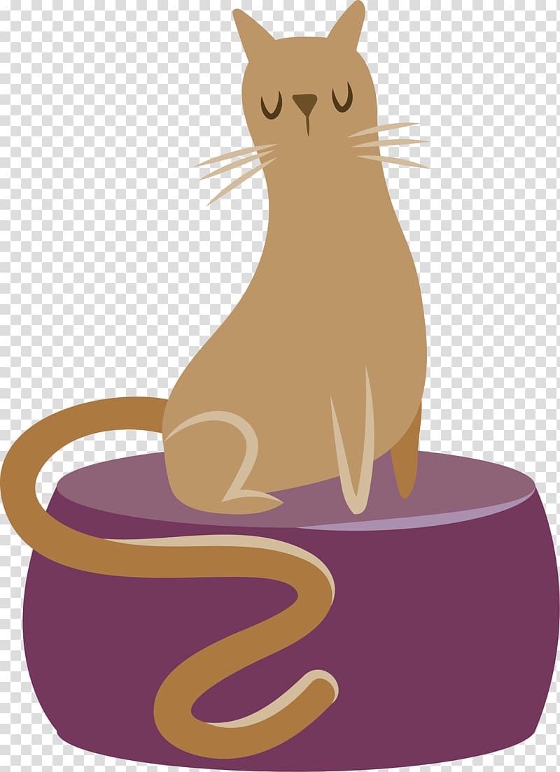 Kitten Cat Whiskers, Cute cat\'s nest transparent background PNG clipart
