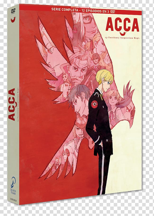 Blu-ray disc ACCA: 13-Territory Inspection Dept. Anime DVD Television, Anime transparent background PNG clipart