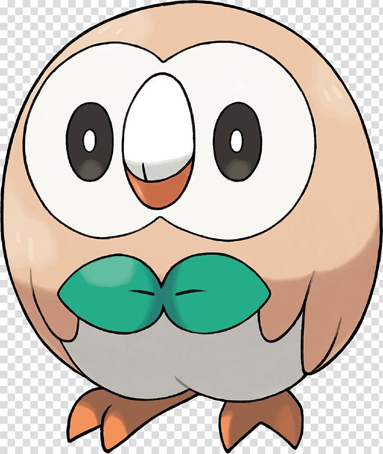 Pokémon Sun and Moon Pokkén Tournament Rowlet The Pokémon Company, Pueo transparent background PNG clipart