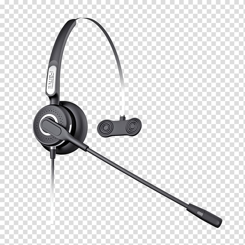 Headset VoIP phone Noise-cancelling headphones RJ9, headphones transparent background PNG clipart