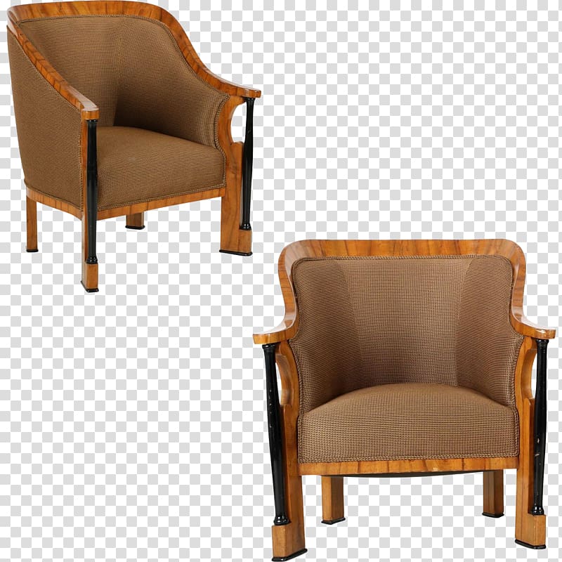 Club chair Eames Lounge Chair Wing chair Biedermeier, chair transparent background PNG clipart