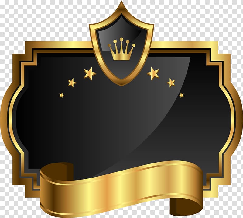 golden shield badge transparent background PNG clipart