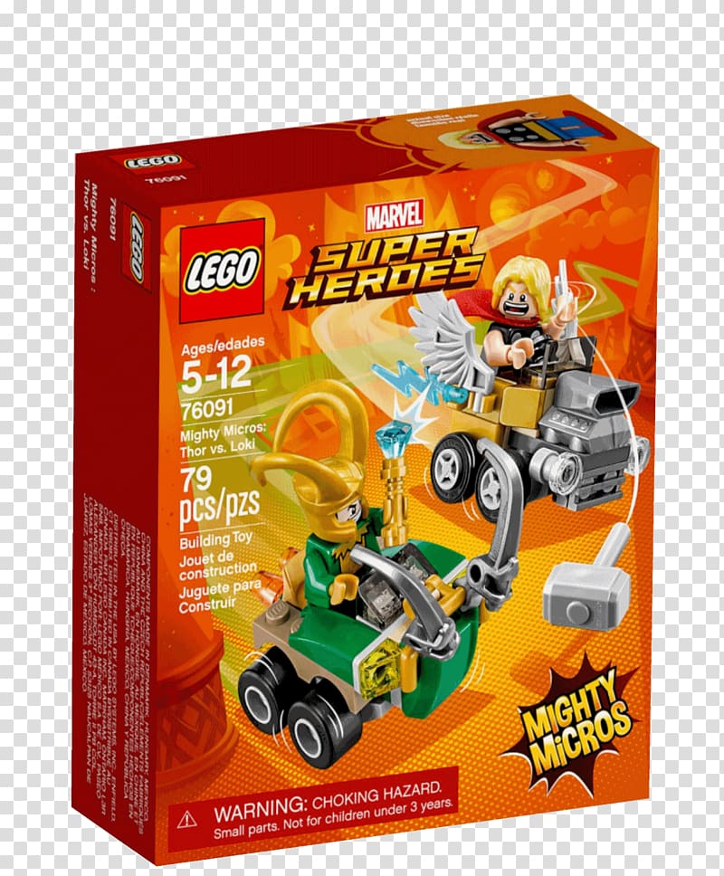 Lego Marvel Super Heroes Thor Loki Mjolnir, loki lego transparent background PNG clipart