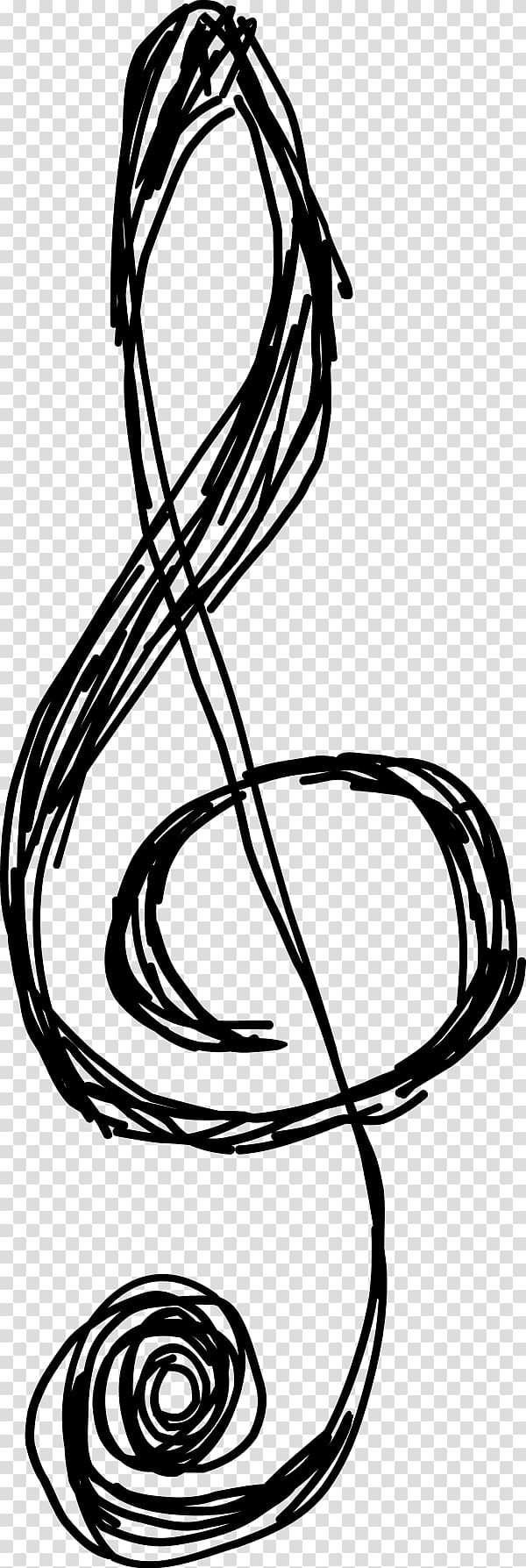 Treble Clef Drawing Musical note, musical note transparent background PNG clipart