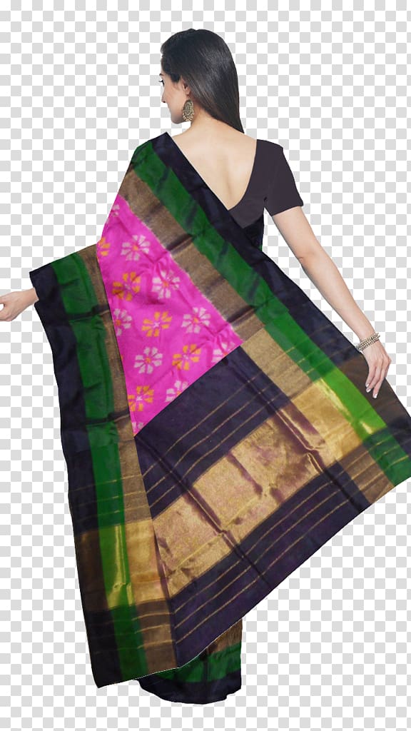 Silk Wedding sari Bhoodan Pochampally Pochampally Saree, handloom transparent background PNG clipart