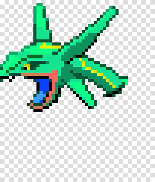 Pixel art Minecraft Rayquaza Pikachu, Minecraft transparent background PNG clipart