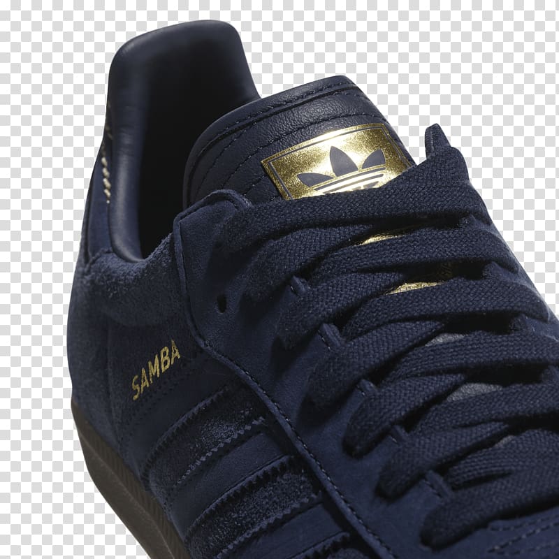 Men\'s adidas Originals Samba FB Sports shoes Mens adidas Originals Samba Super, navy gold kd shoes transparent background PNG clipart