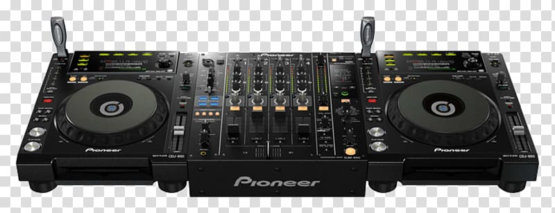 CDJ-2000 Disc jockey DJM Pioneer DJ, Mixer transparent background PNG clipart