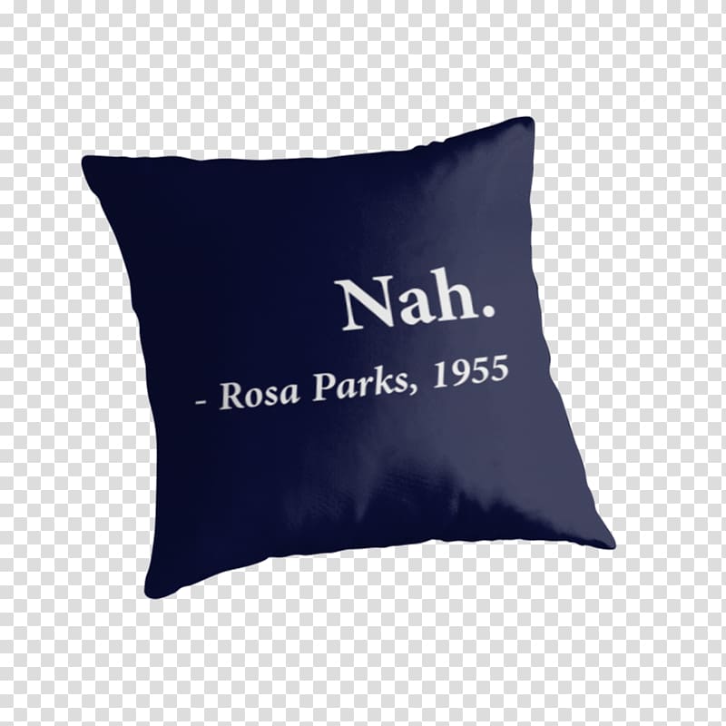 Throw Pillows Cushion , Rosa Parks transparent background PNG clipart