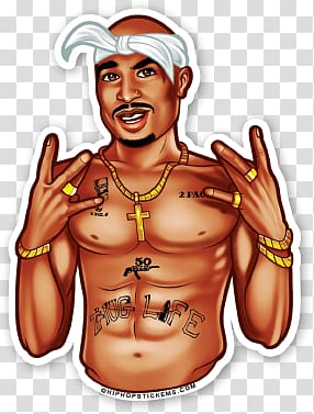 2Pac transparent background PNG clipart