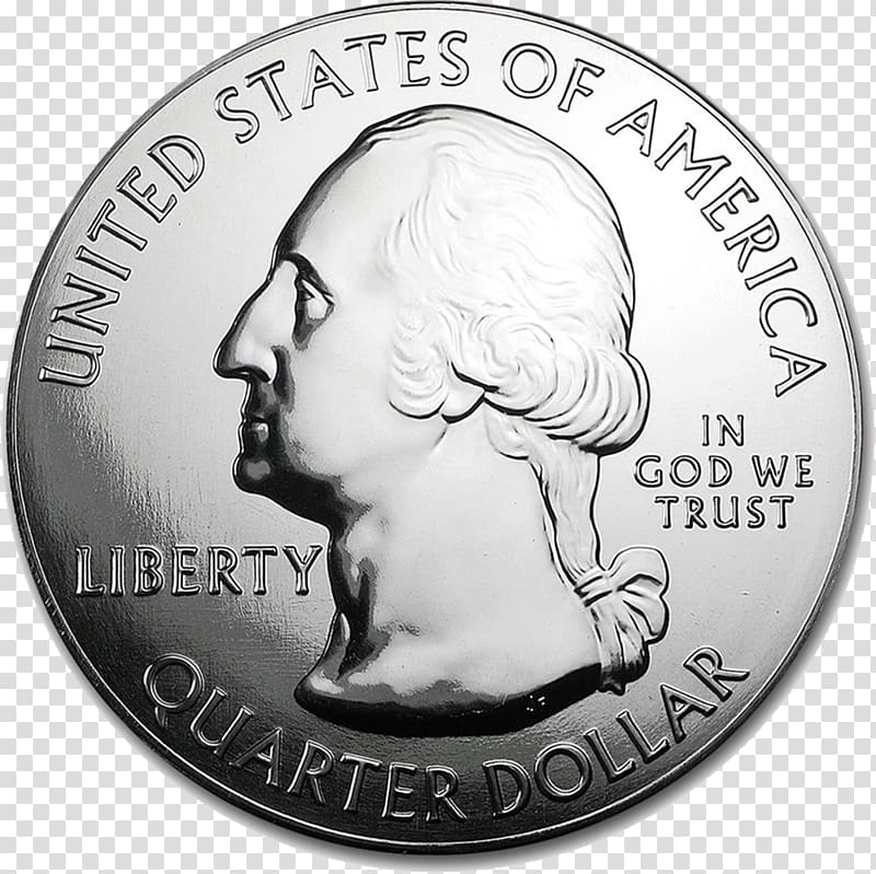 Coin United States Washington quarter 50 State Quarters, Coin transparent background PNG clipart