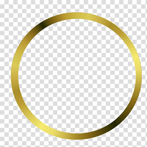 Frames Gold Disk Oval, circle transparent background PNG clipart