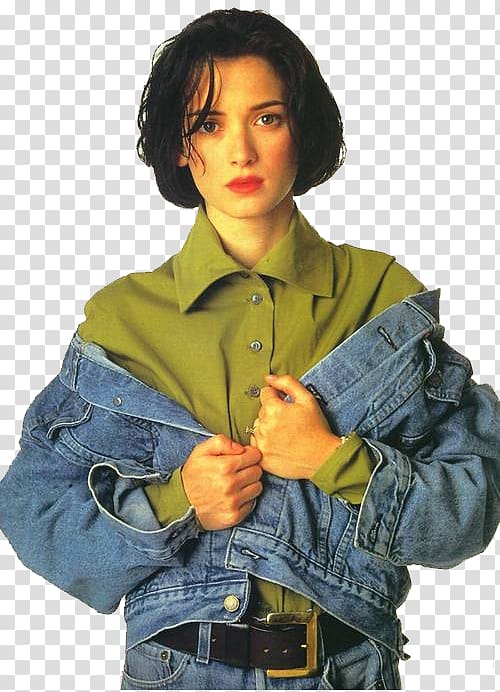 Winona Ryder 1990s Fashion Clothing Model, fashion style transparent background PNG clipart