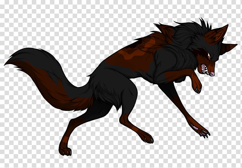 Dog Magic: The Gathering Black wolf Canidae Sacred Wolf, Shadow Warrior transparent background PNG clipart