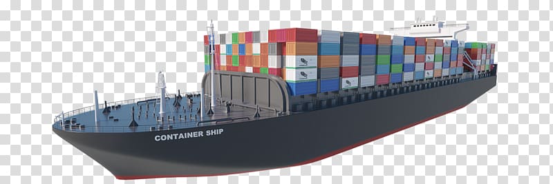 Container ship Water transportation Panamax, Maritime Transport transparent background PNG clipart