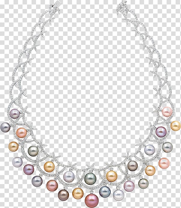 Jewellery Pearl necklace Drawing, Jewellery transparent background PNG clipart