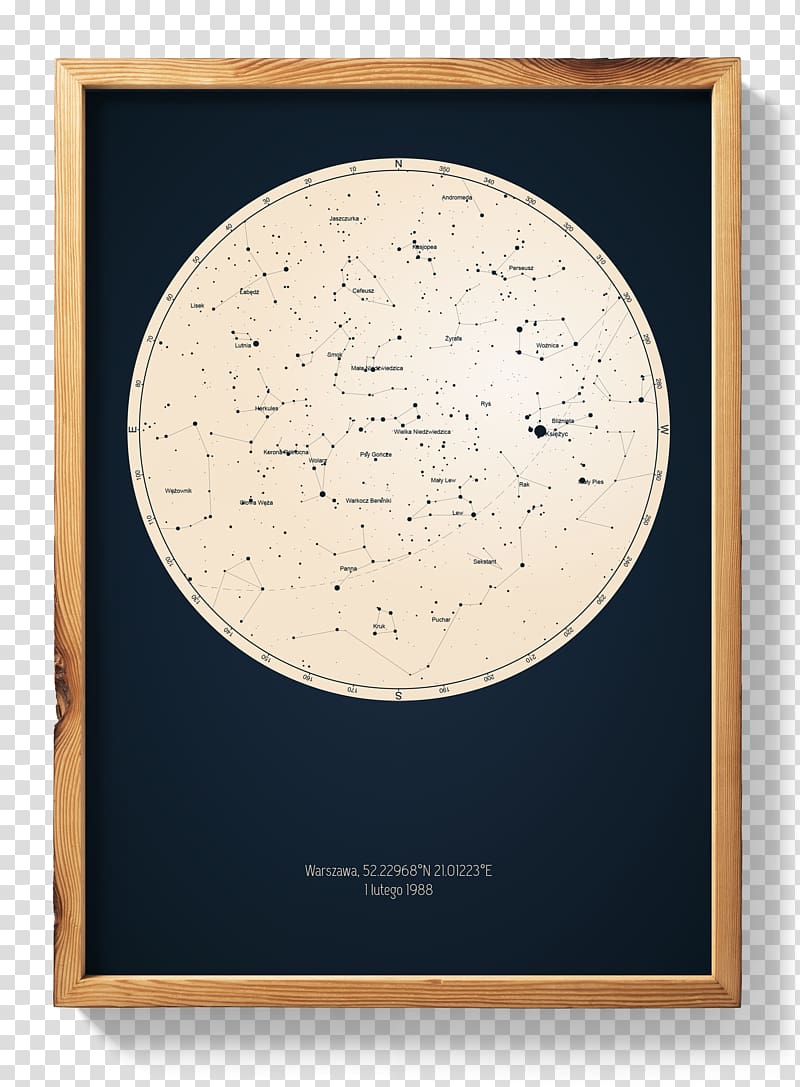 Star chart Map Poster, map transparent background PNG clipart