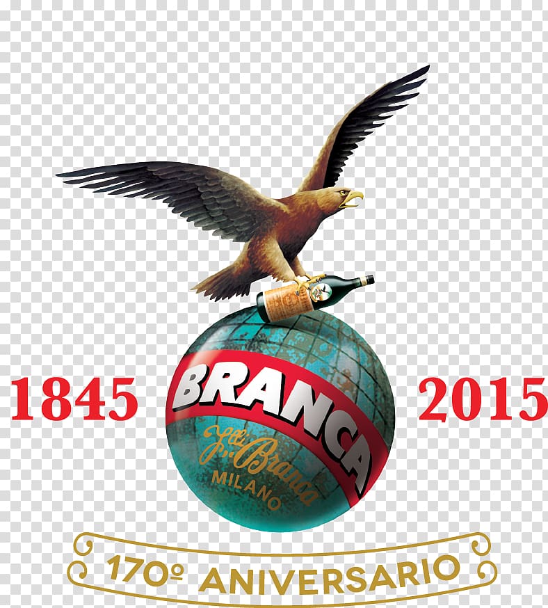 1845-2015 Branca Anniversary logo, Fernet-Branca Distilled beverage Gin Liqueur, vodka transparent background PNG clipart