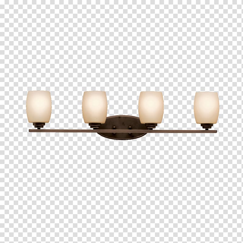 Light fixture LED lamp Lighting Bathroom, Modern Bathroom transparent background PNG clipart