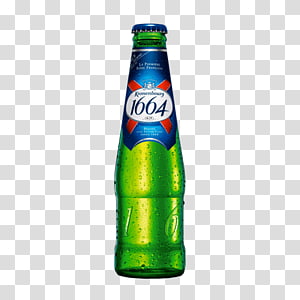 1664 labeled bottle, Kronenbourg 1664 Bottle transparent background PNG clipart thumbnail