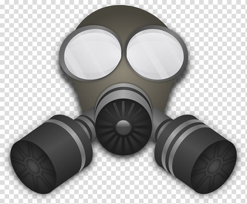 Gas mask transparent background PNG clipart