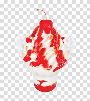 Sundae Ice cream cake Slush, ice cream transparent background PNG clipart