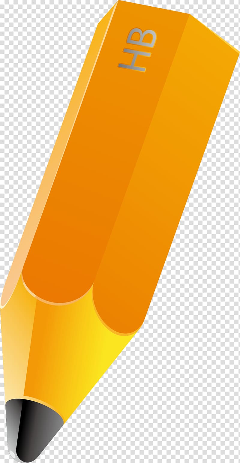 Pencil, Yellow pencil technology elements transparent background PNG clipart