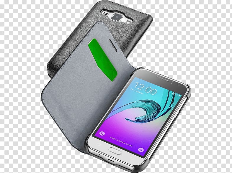 Smartphone Feature phone Cellularline Book Case Essential (Galaxy J1 2016) Samsung Galaxy J1 J120F 4G Dual SIM (2016 Version), Black Samsung Galaxy J1 (2016) Dual 4GB 4G LTE Black (SM-J120F) Unlocked, smartphone transparent background PNG clipart