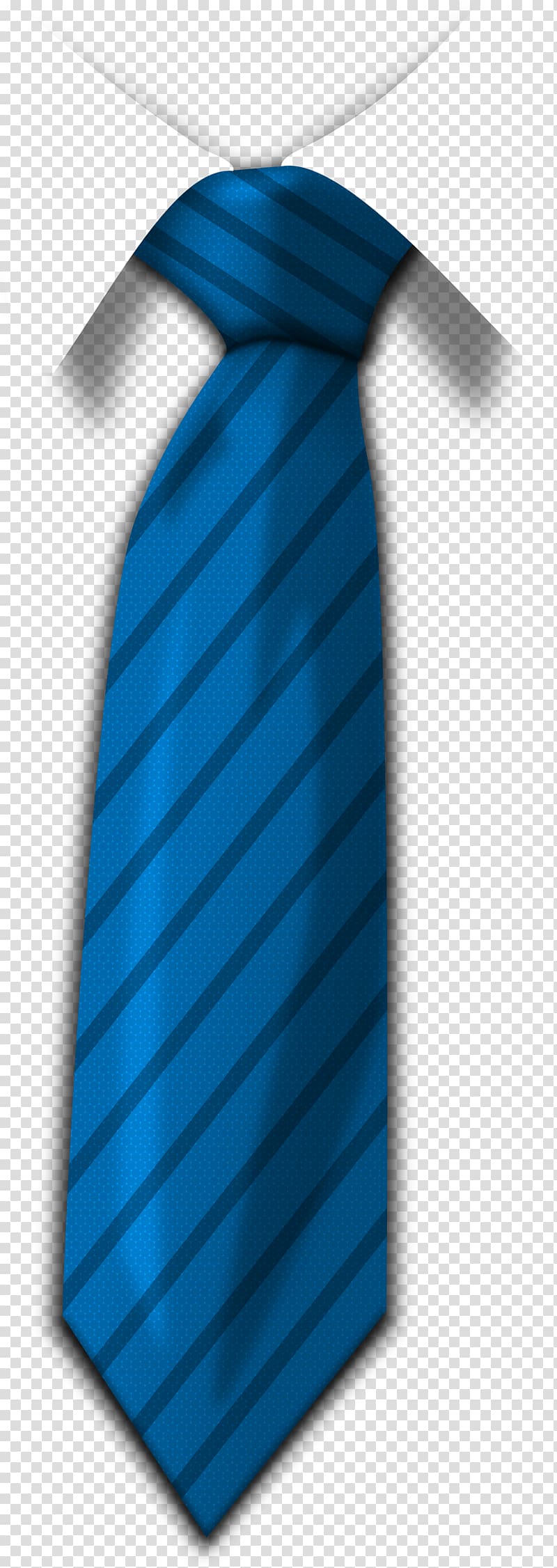 blue striped necktie illustration, Necktie Bow tie, Blue Tie transparent background PNG clipart