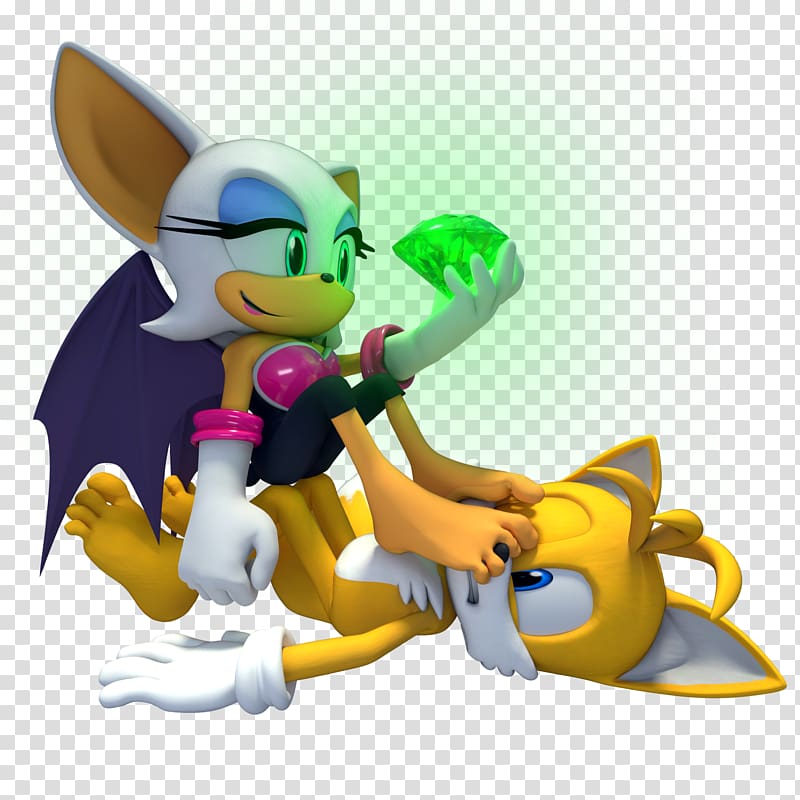 Sonic the Hedgehog Tails Sonic 3D Rouge the Bat Sonic Chaos, feathery transparent background PNG clipart