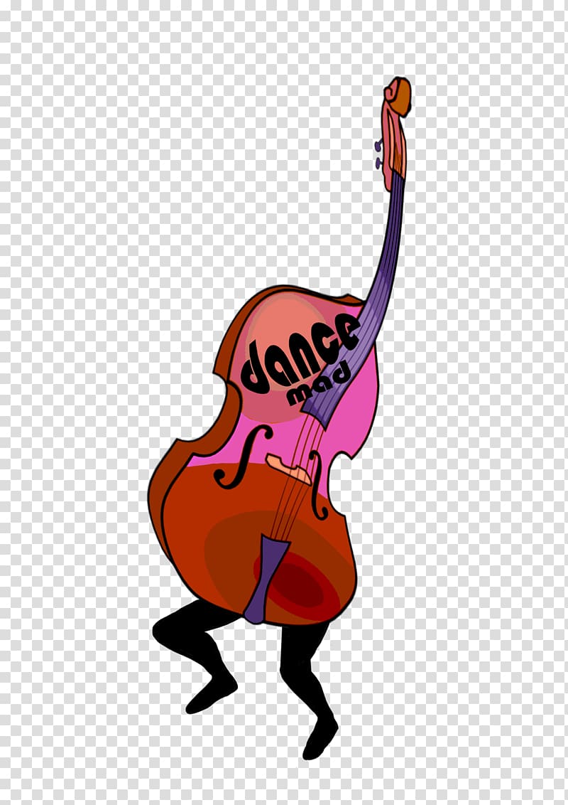 Dance Art Illustration Cello Logo, blues band logos transparent background PNG clipart