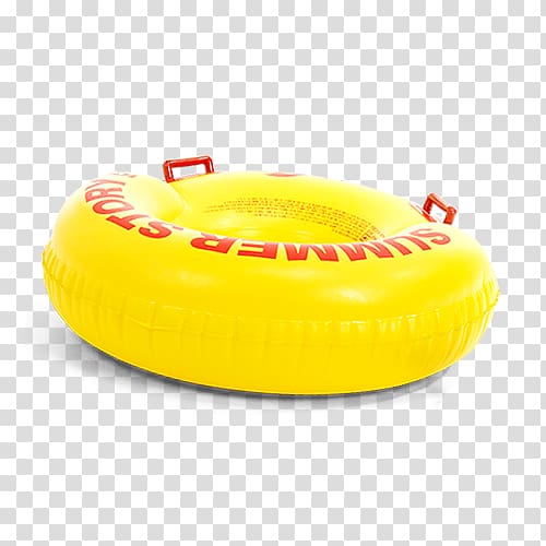 Lifebuoy Inflatable Yellow Swim ring, Lifebuoy transparent background PNG clipart