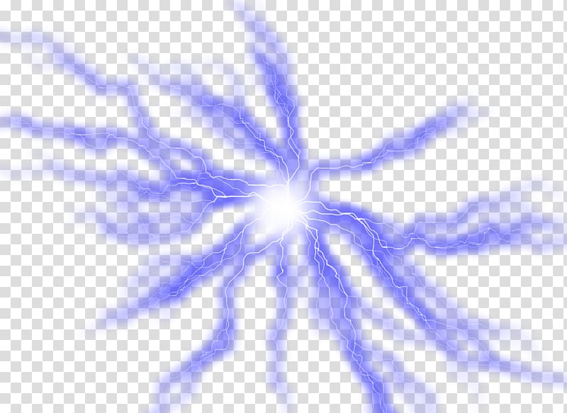 blue lightning white background