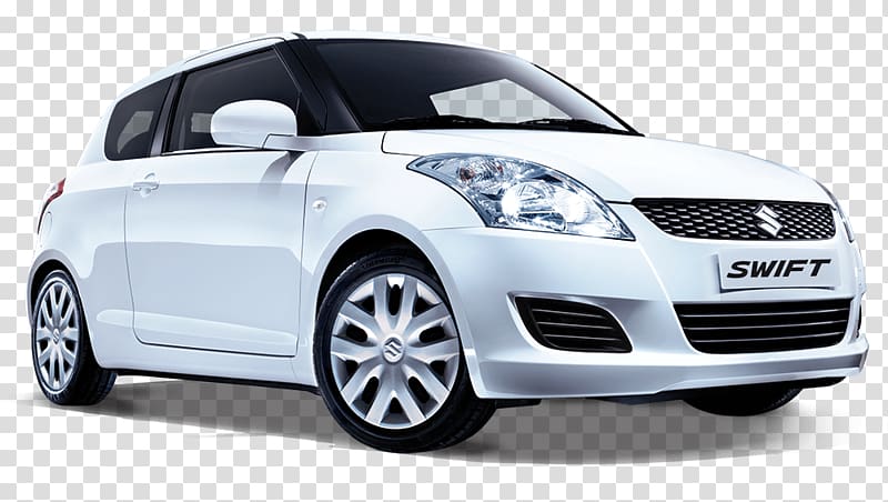 white Suzuki Swift 3-door hatchback, Suzuki Swift White transparent background PNG clipart